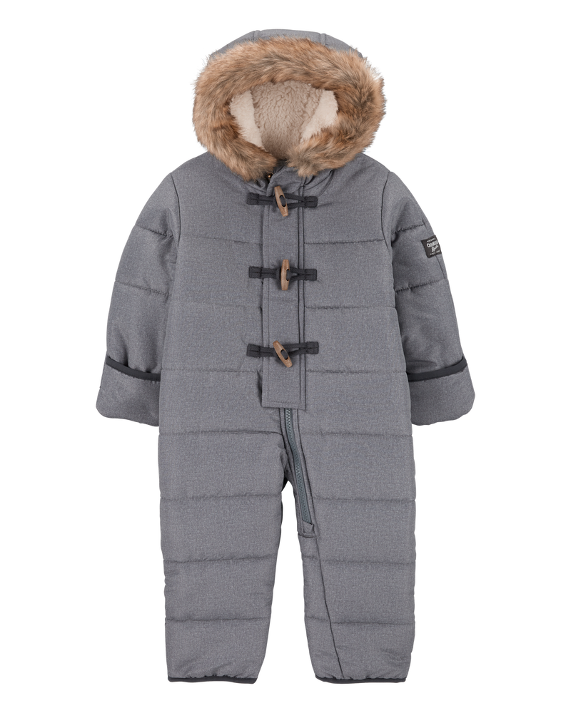 Baby Sherpa-Lined Snowsuit, image 1 of 3 slides