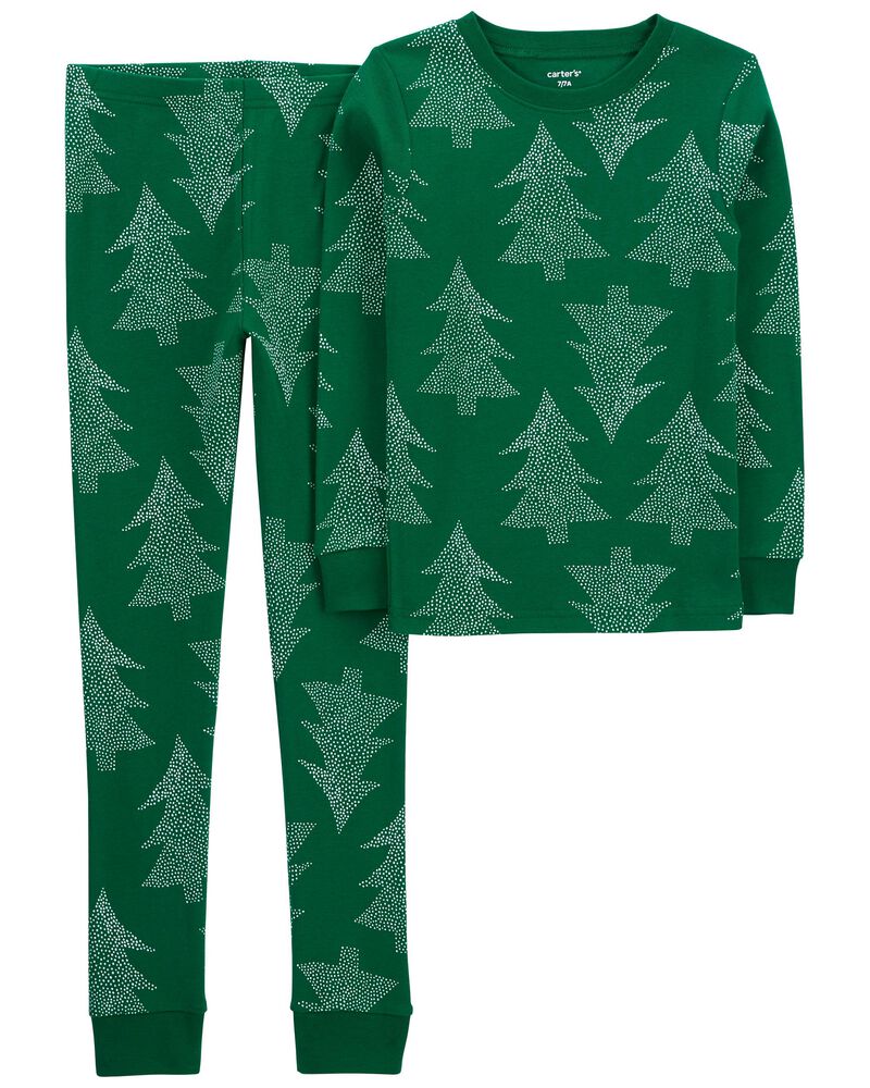 Kid 2-Piece Christmas 100% Snug Fit Cotton Pajamas, image 1 of 3 slides