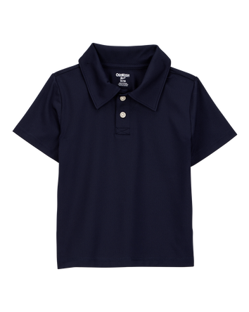 Toddler Active Uniform Polo Shirt in Moisture Wicking BeCool™ Fabric - Navy, 