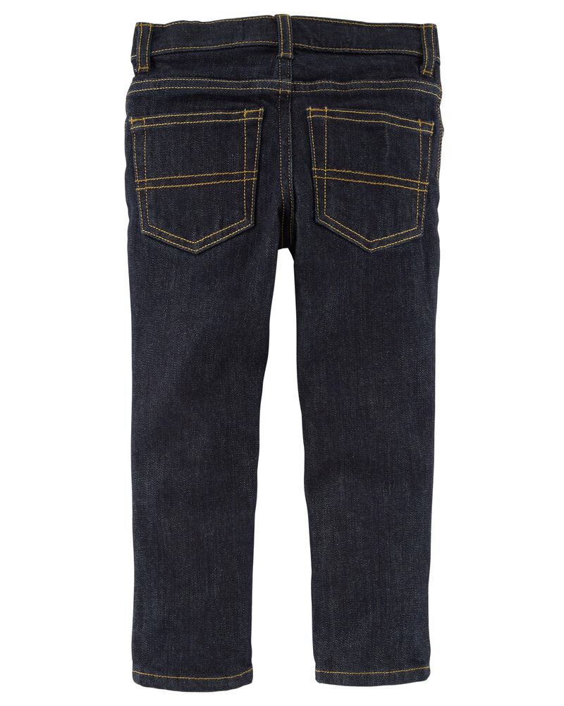 Kid Dark Wash Husky-Fit Skinny-Leg Jeans, image 3 of 5 slides