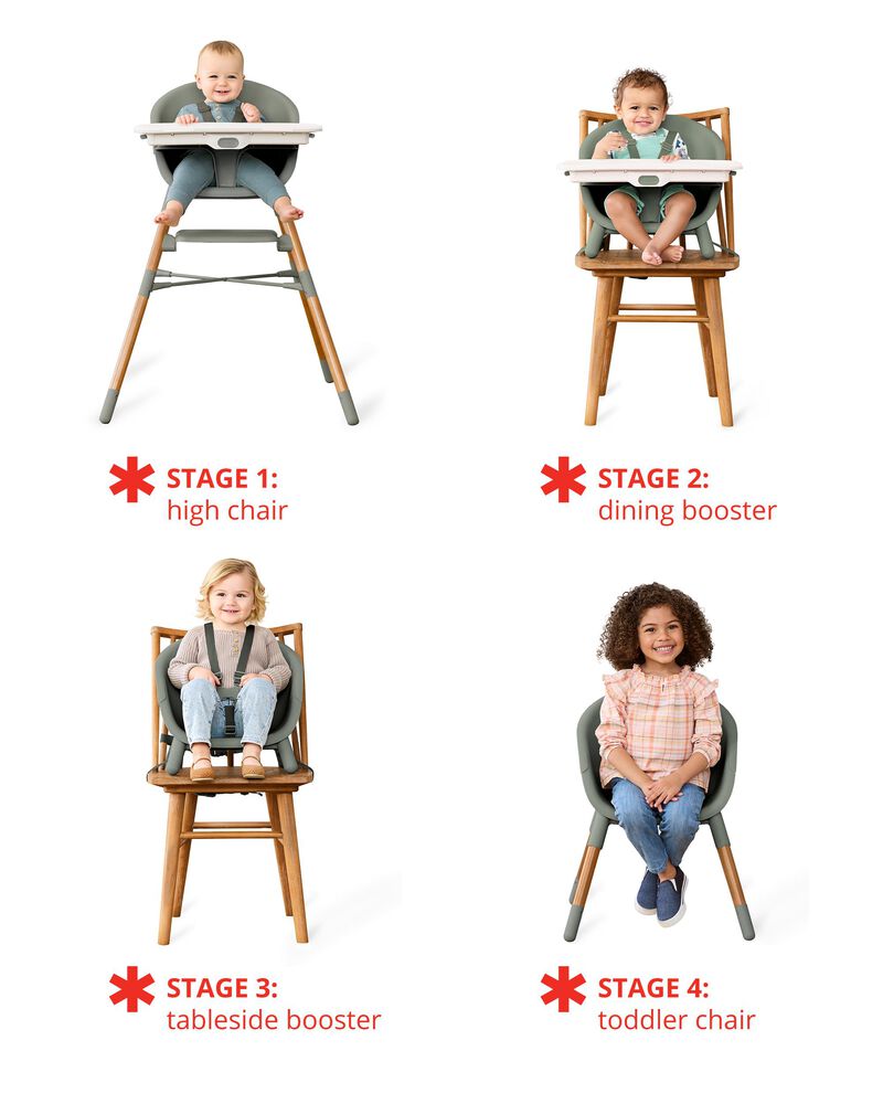 EON 4-in-1 High Chair - Thyme Green, image 2 of 4 slides