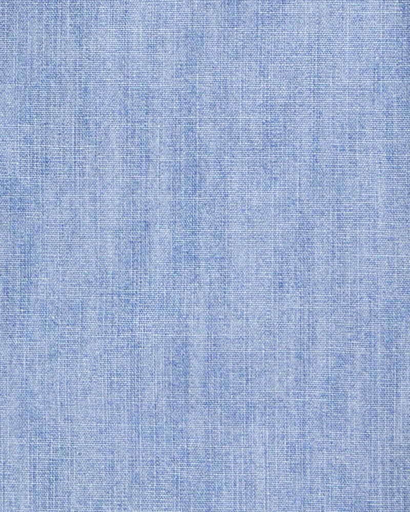 Boys Chambray Long-Sleeve Button-Down Shirt, image 2 of 3 slides