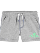 Grey - Toddler Pull-On French Terry Shorts