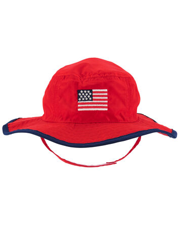 Baby American Flag Bucket Hat, 