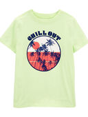 Neon Yellow - Kid Chill Out Graphic Tee