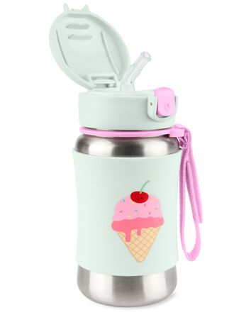 Spark Style Stainless Steel Straw Bottle - Ice cream, 