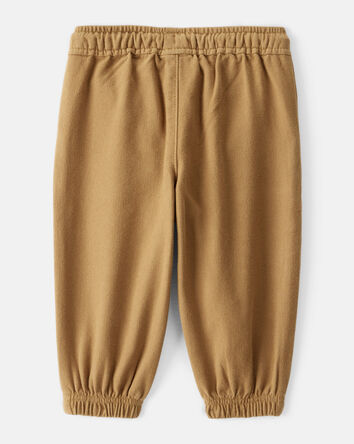 Baby Boy Herringbone Fashion Pants - Khaki, 