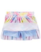 Kid Cloud Dye Active Skort, image 2 of 3 slides