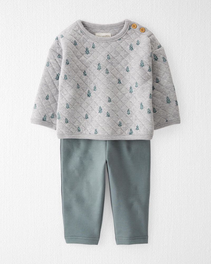 Baby 2-Piece Quilted Set Made With Organic Cotton, image 1 of 5 slides