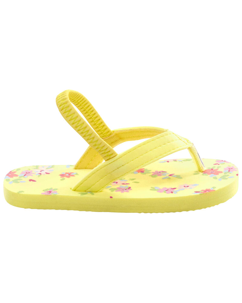 Floral Print Flip-Flops, image 2 of 8 slides