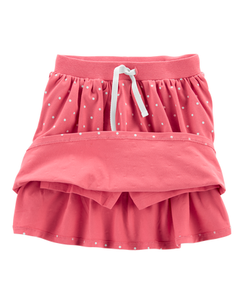 Kid Polka Dot Jersey Skort, 