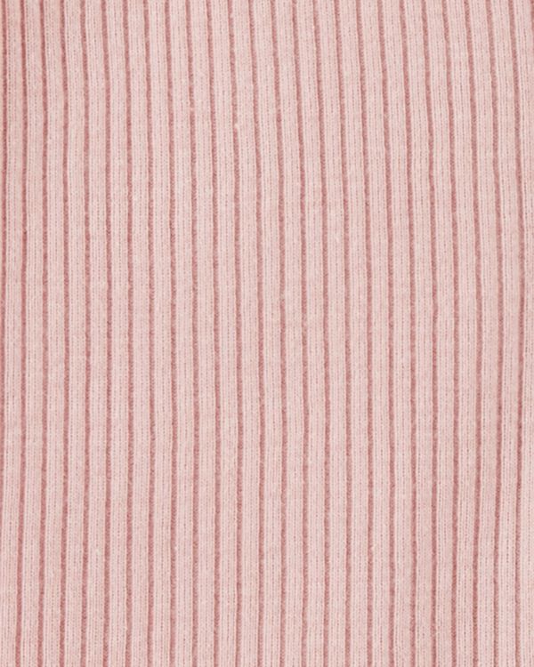 Pink Baby 2Way Zip Textured Sleep & Play Pajamas