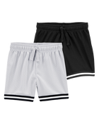 Toddler 2-Pack Fan-Favorite Mesh Shorts, image 1 of 11 slides
