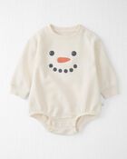 Snowman Bubble Bodysuit Made With Organic Cotton, image 1 of 4 slides