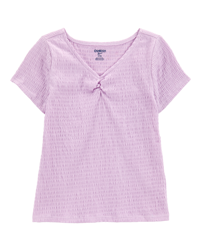 Kid 2-Piece Short-Sleeve Crinkle Top & Trek Short Set, image 2 of 6 slides