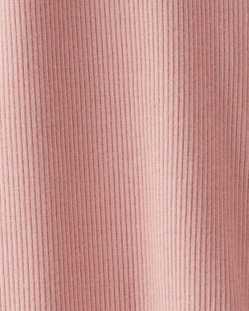 Baby  Organic Cotton Sleep & Play Pajamas in Pink, image 3 of 5 slides