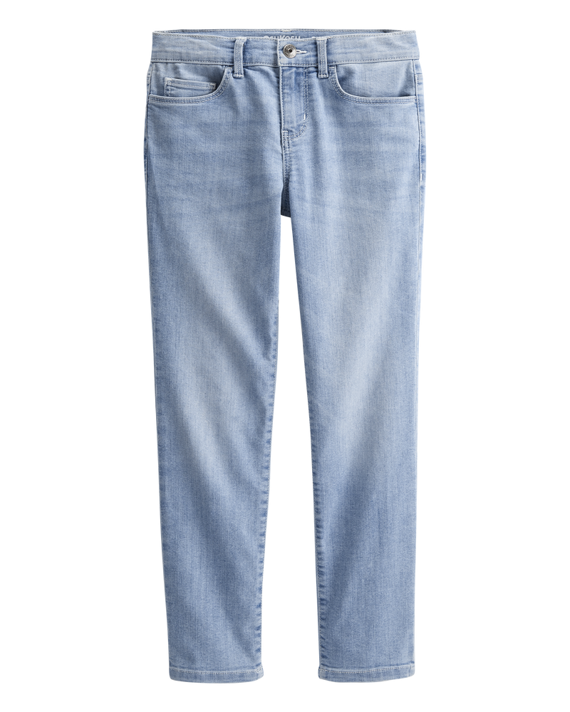Kid Light Blue Wash Super Skinny-Leg Jeans, image 1 of 5 slides