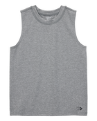 Kid Active Muscle Tank - Grey, image 1 of 3 slides