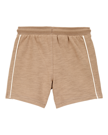 Baby Legend Pull-On Cotton Shorts - Brown, 