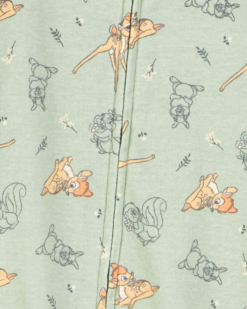 Baby Bambi Snug Fit Cotton Footie 1-Piece Pajamas, image 2 of 3 slides