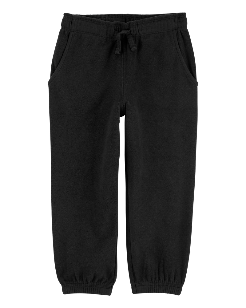 Baby Pull-On Fleece Cinched-Hem Pants, image 1 of 4 slides