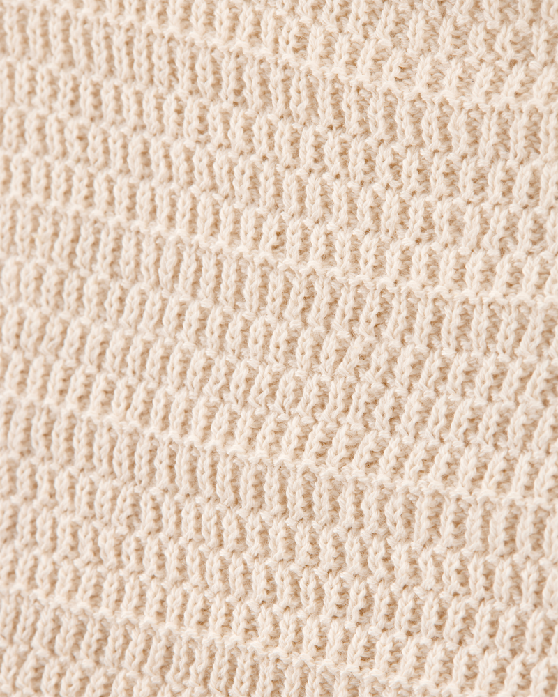 Toddler Crotchet Knit Tank - Ivory, image 2 of 4 slides