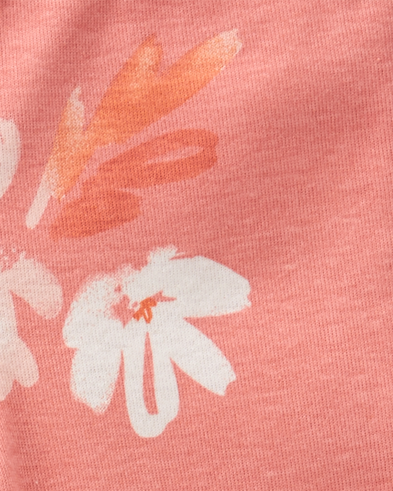 Baby 2-Pack Pull-On Pants - Pink/Floral, image 7 of 9 slides