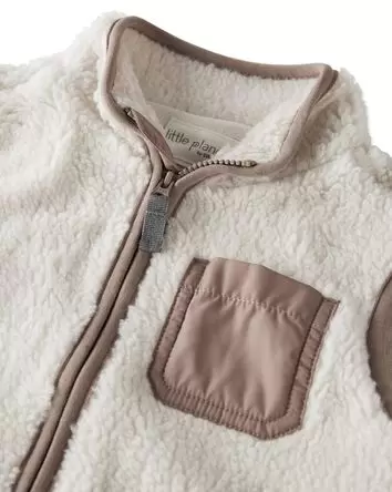 Toddler Recycled Sherpa Vest, 