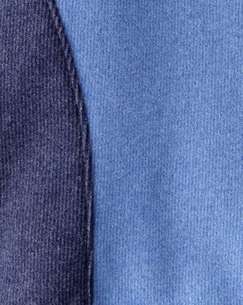 Baby Boy Colorblock Long-Sleeve Pullover Sweatshirt - Blue, 