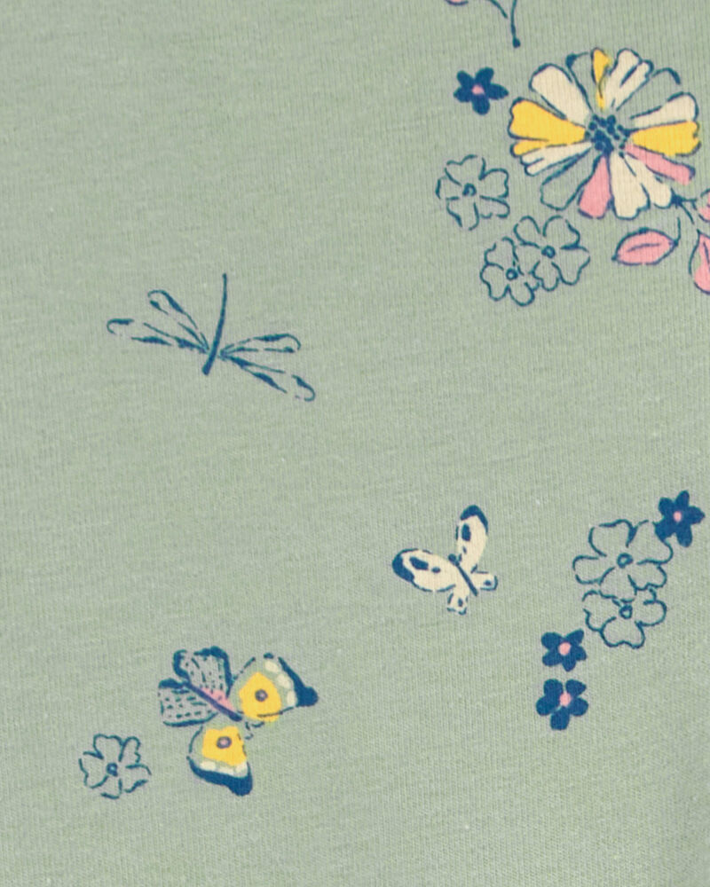 Baby Tossed Floral Print Stretch Leggings, image 3 of 4 slides