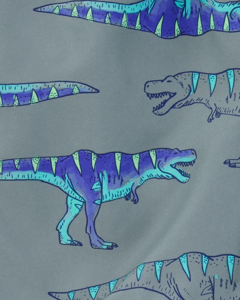 Boys Dinosaur Swim Trunks - Grey, image 3 of 4 slides