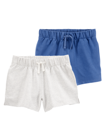 Kid 2-Pack Pull-On French Terry Shorts, 