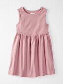 Blush - Toddler Organic Cotton Ribbed Knit Dress