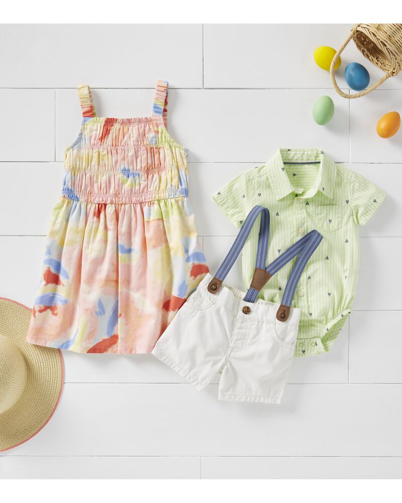 Toddler Watercolor Sleeveless Dress, image 4 of 5 slides