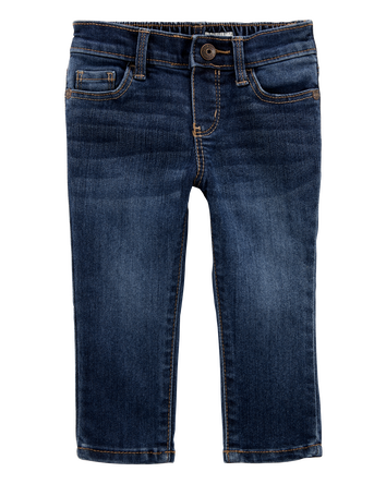 Baby Dark Wash Super Skinny-Leg Jeans, 
