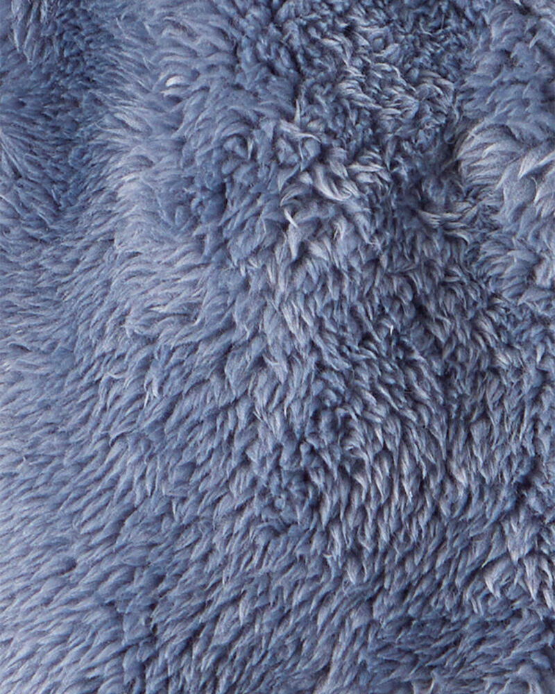 Baby Boy Sherpa Lined Long-Sleeve Sweater - Blue, image 3 of 4 slides