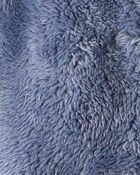 Baby Boy Sherpa Lined Long-Sleeve Sweater - Blue, image 3 of 4 slides