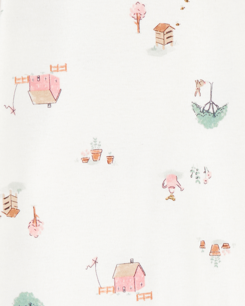 Baby 2-Pack Sleeper Gowns - Pink, image 4 of 5 slides
