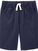 Navy - Easy Pull-On French Terry Shorts