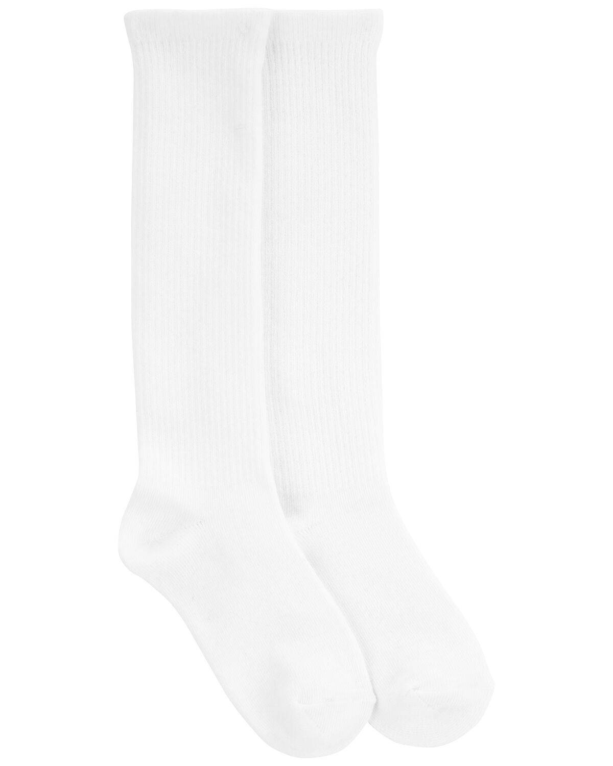 White Kid 2Pack KneeHigh Socks