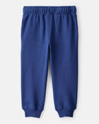 Toddler Boy Solid Fleece Cotton Jogger - Navy, image 2 of 4 slides