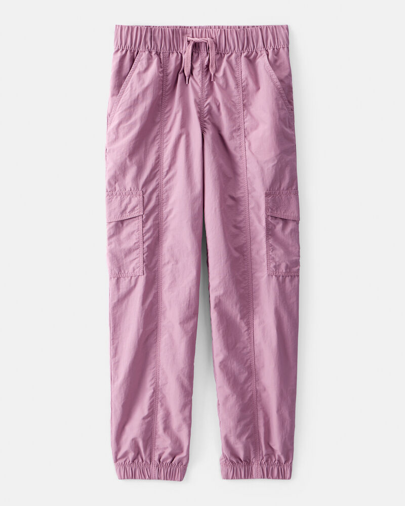 Girls Woven Jogger - Purple, image 1 of 5 slides