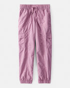 Girls Woven Jogger - Purple, image 1 of 5 slides