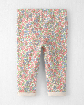 Baby Girl 2-Pack Organic Cotton Rib Leggings , 