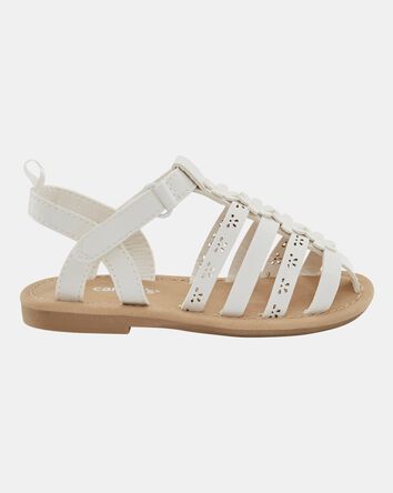 Toddler Casual Sandals - White, 