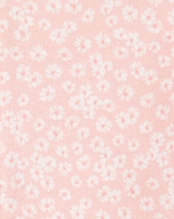 Baby 1-Piece Floral 100% Snug Fit Cotton Romper PJs, 