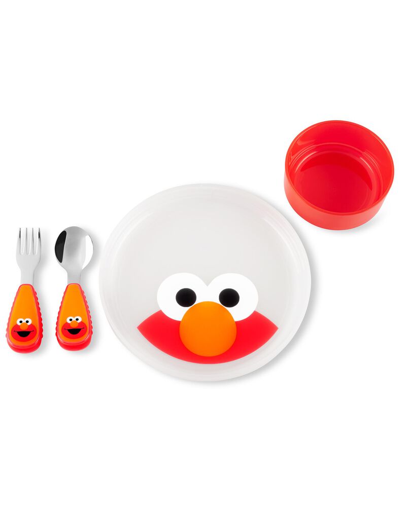 Toddler Sesame Street Mealtime Set - Elmo, image 1 of 2 slides