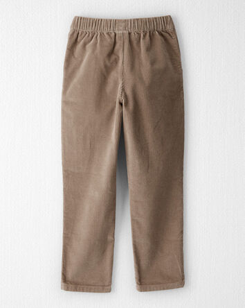 Kid Organic Cotton Corduroy Drawstring Pants, 