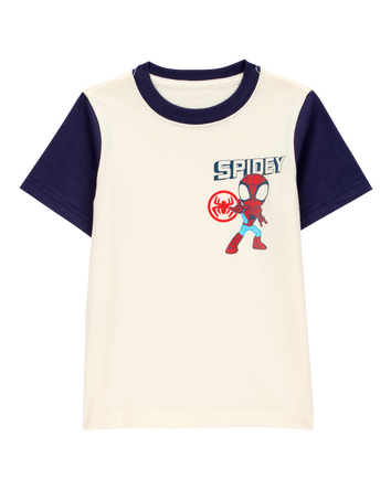 Toddler Boy Marvel™ Spider-Man Short-Sleeve Graphic Tee - Cream, 