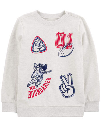 Kid Patch French Terry Pullover, 